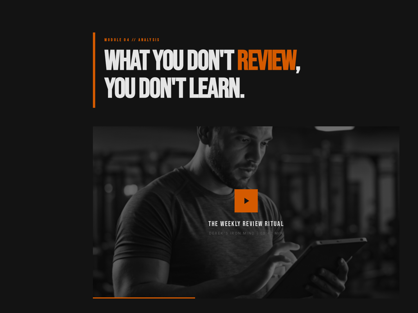 Self-Review Lesson — Game-Film Reflection Variant preview