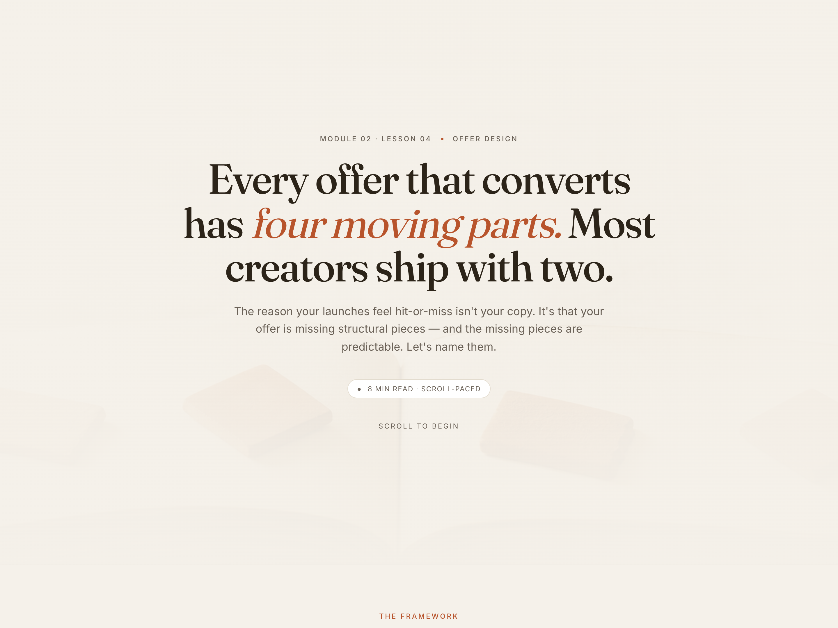 Sticky Diagram Explainer — Framework Assembles On Scroll preview