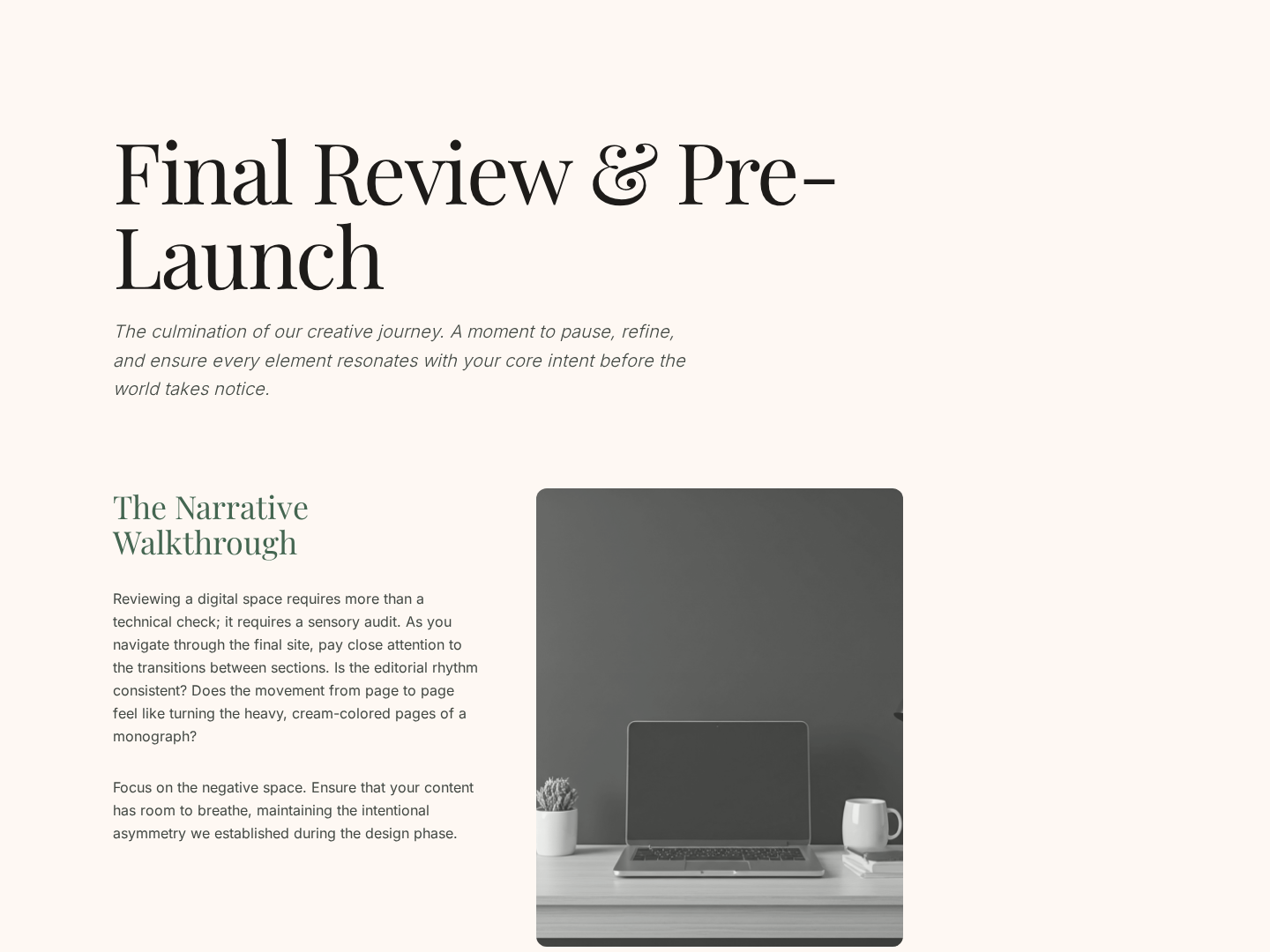 Done-With-You Pre-Launch Review — Final Checklist Lesson preview