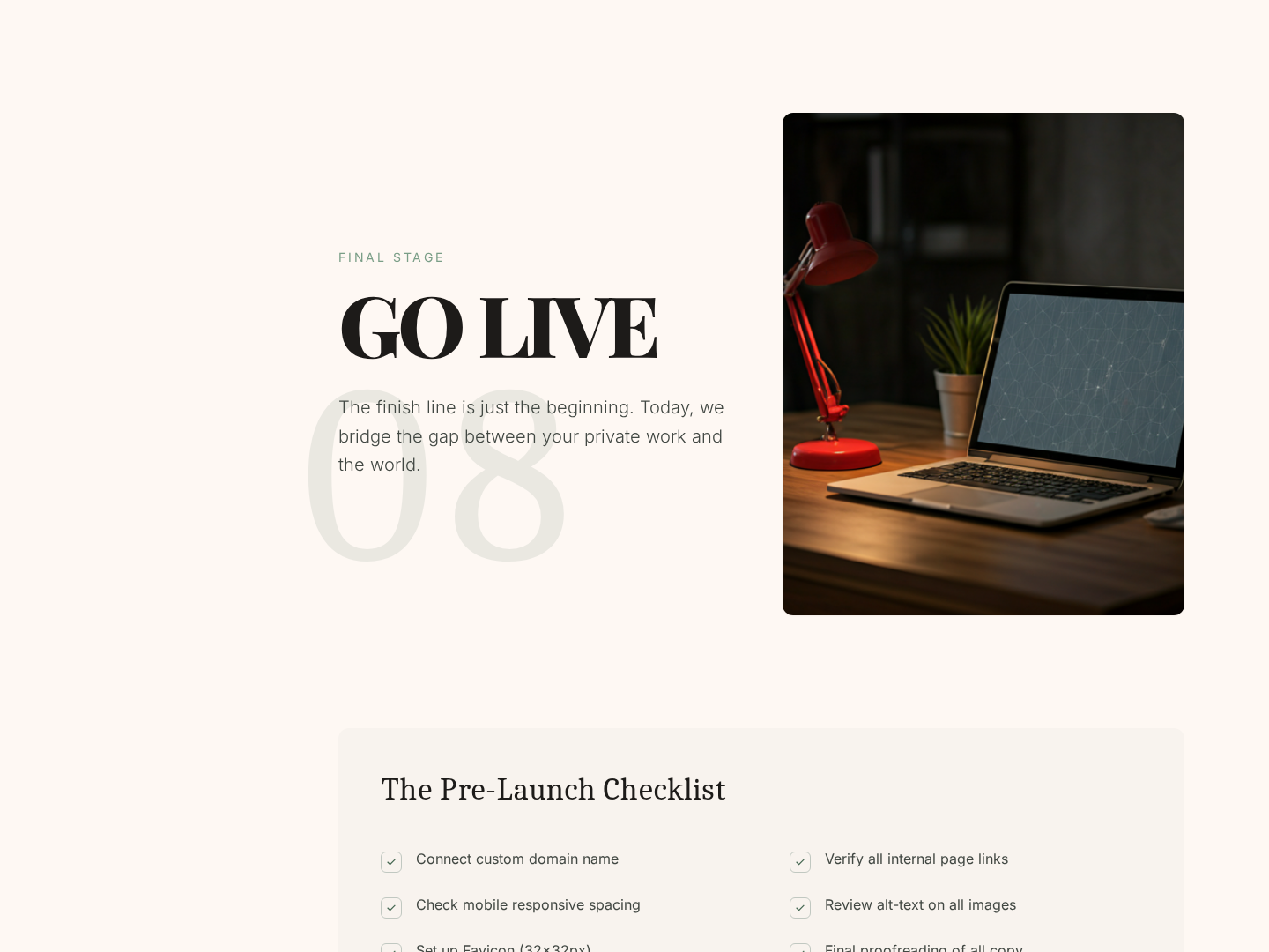 Launch-Day Lesson Page — Go-Live Walkthrough Variant preview