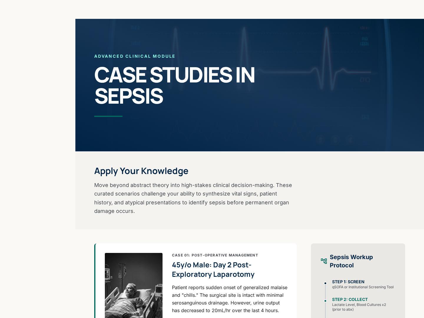 Case Study Lesson — Decision-Point Walkthrough Variant preview