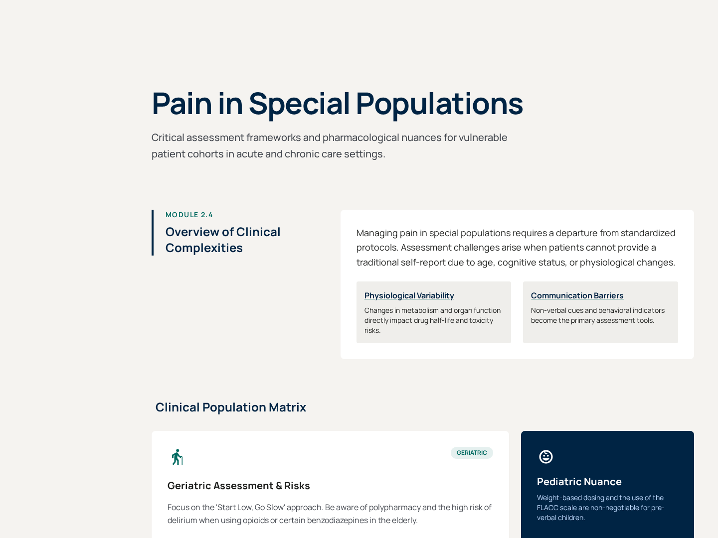 Considerations-By-Group Lesson — Tailored-Approach Variant preview