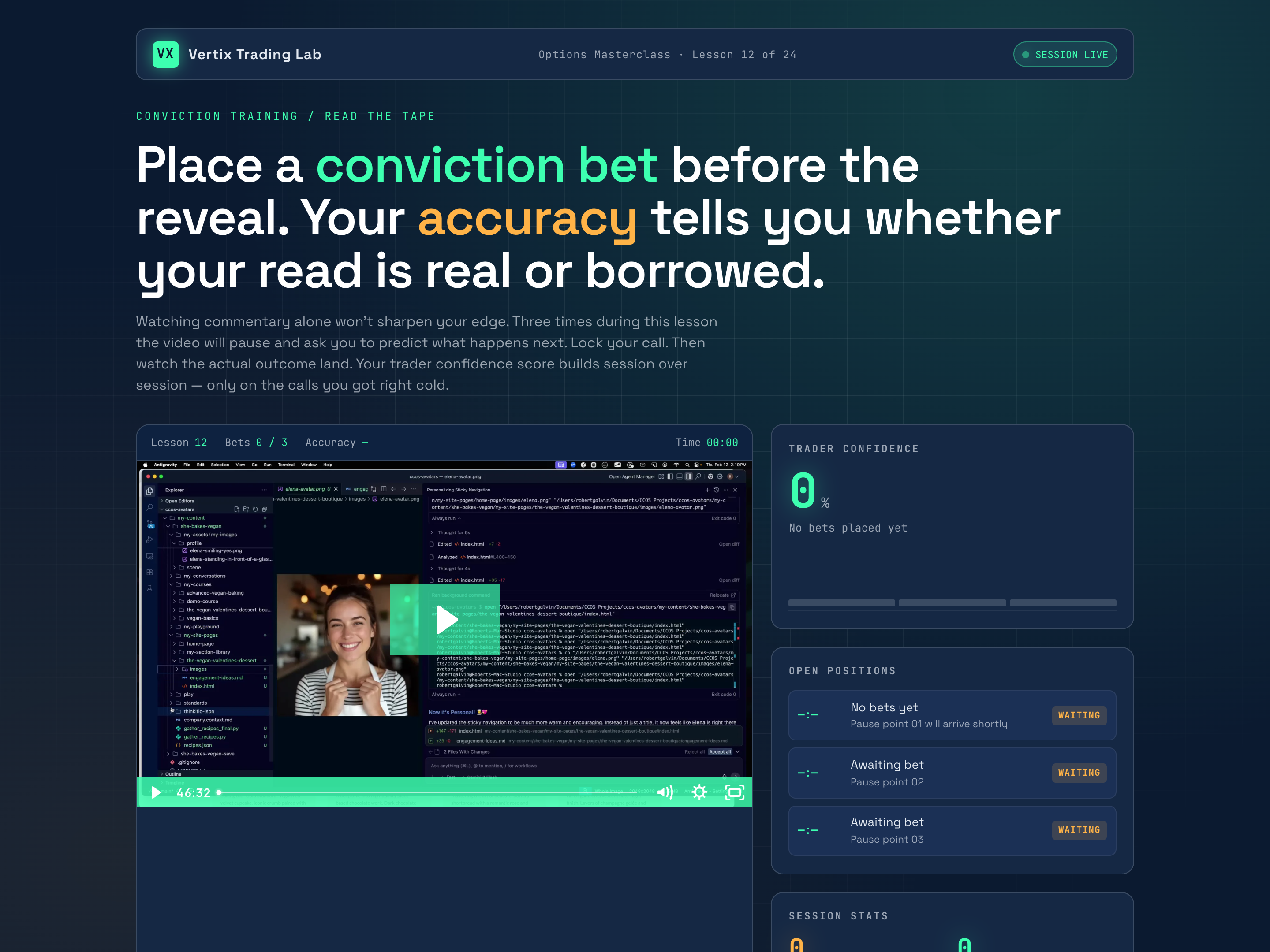 Prediction-Then-Reveal Lesson — Bet-Before-You-Watch Variant preview
