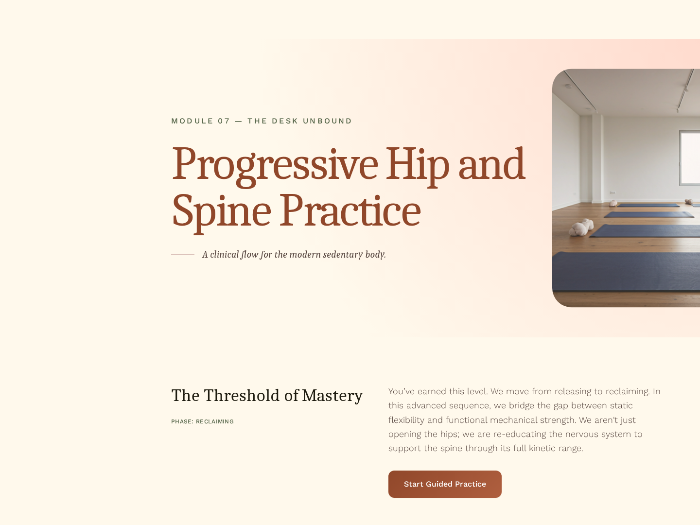 Progressive Mobility Lesson — Building-Block Sequence preview