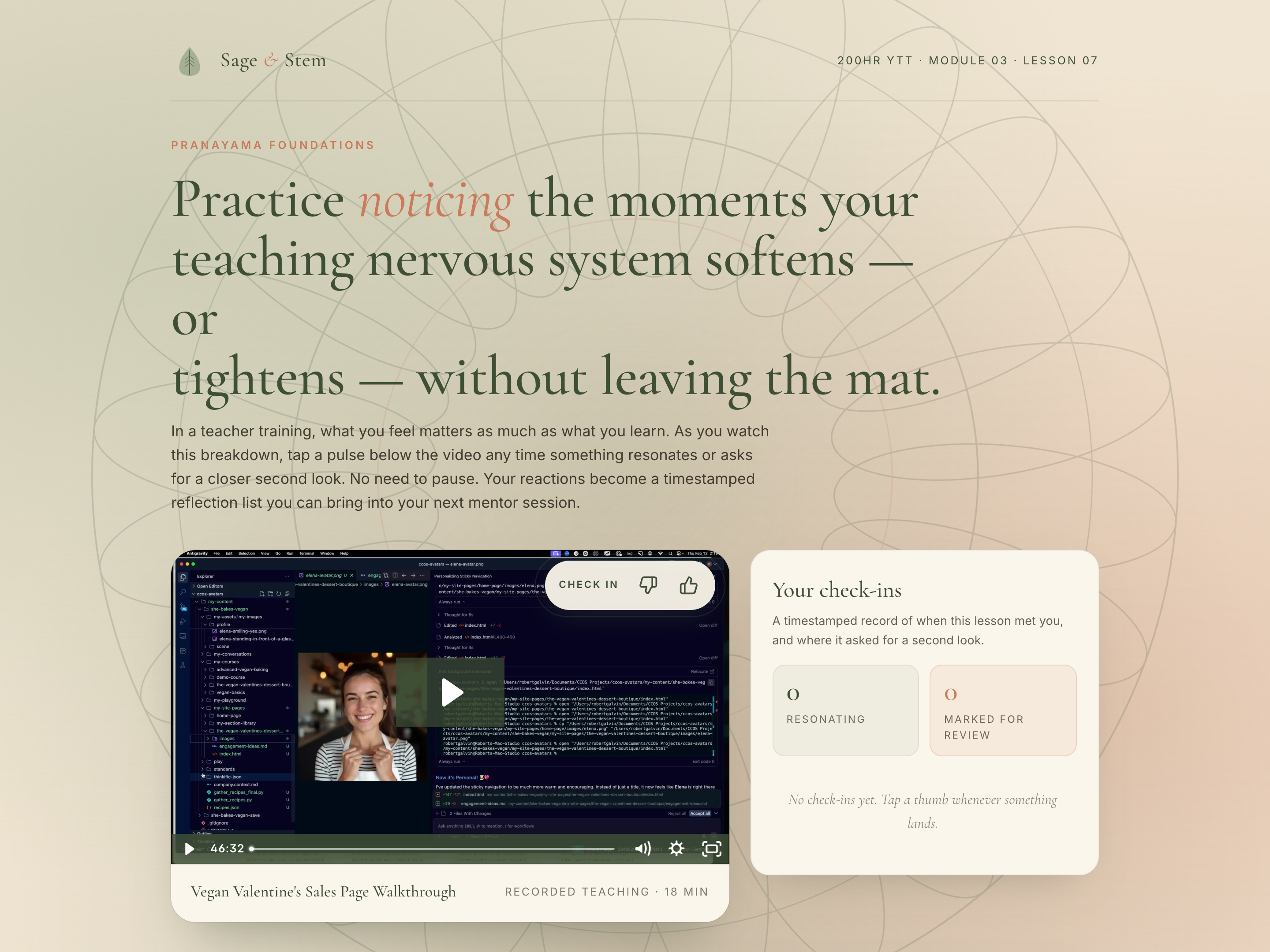 Mid-Lesson Pulse Check — One-Tap Confidence Signal preview