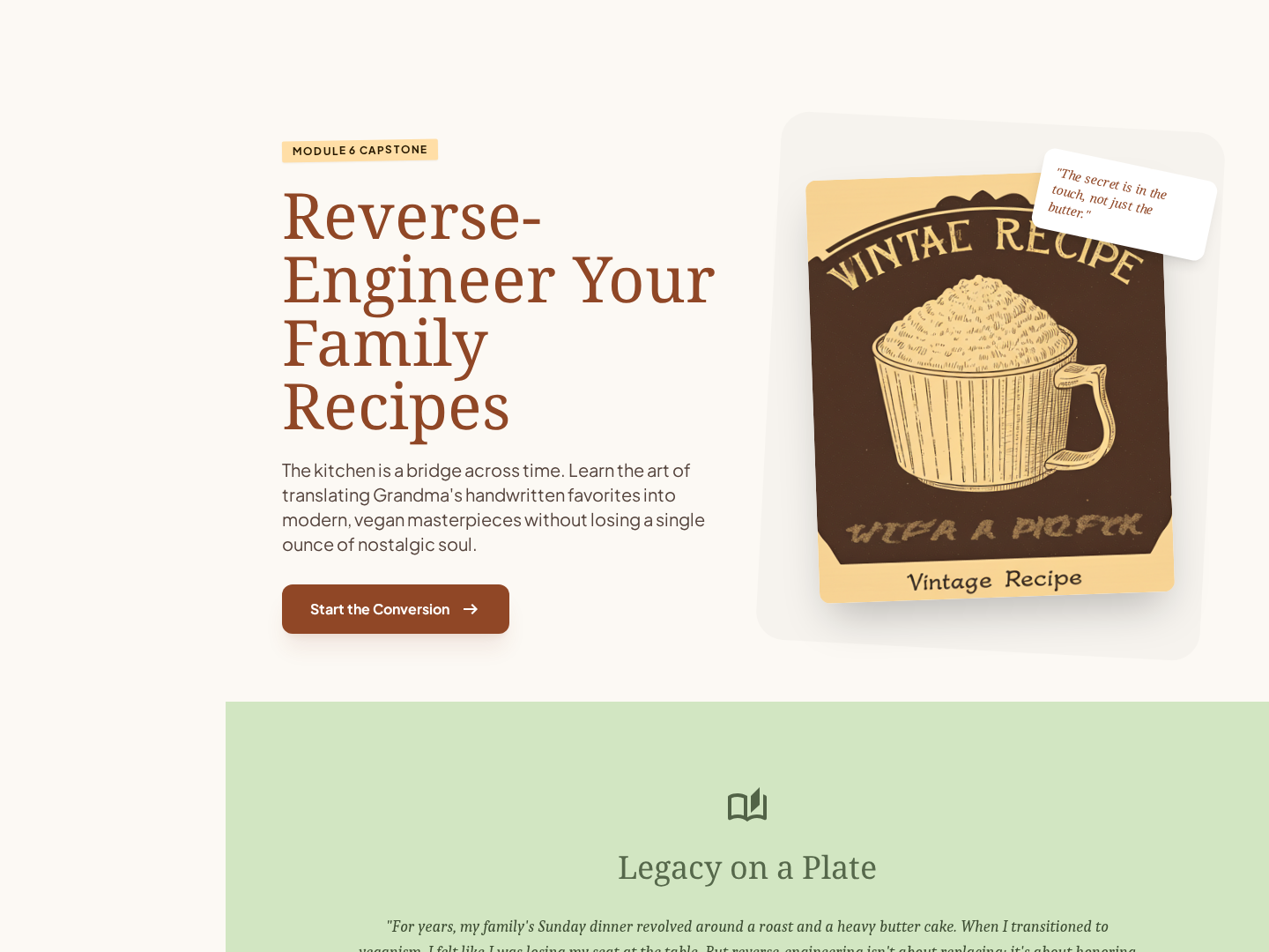 Recipe Conversion Lesson — Interactive Reverse-Engineer Workbook preview