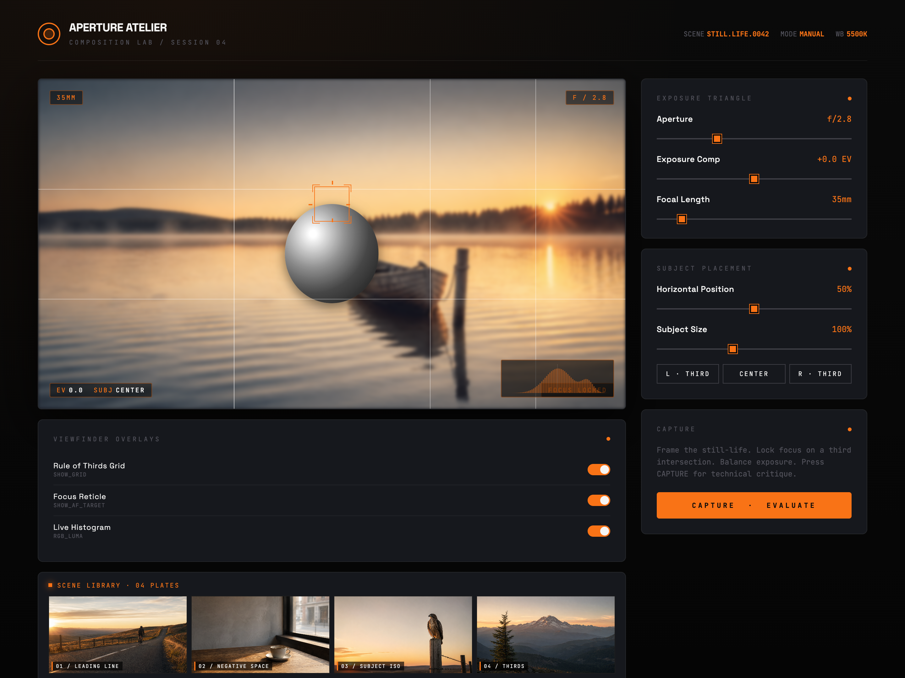 Cause-and-Effect Simulation — Visual Composition / Viewfinder Variant preview