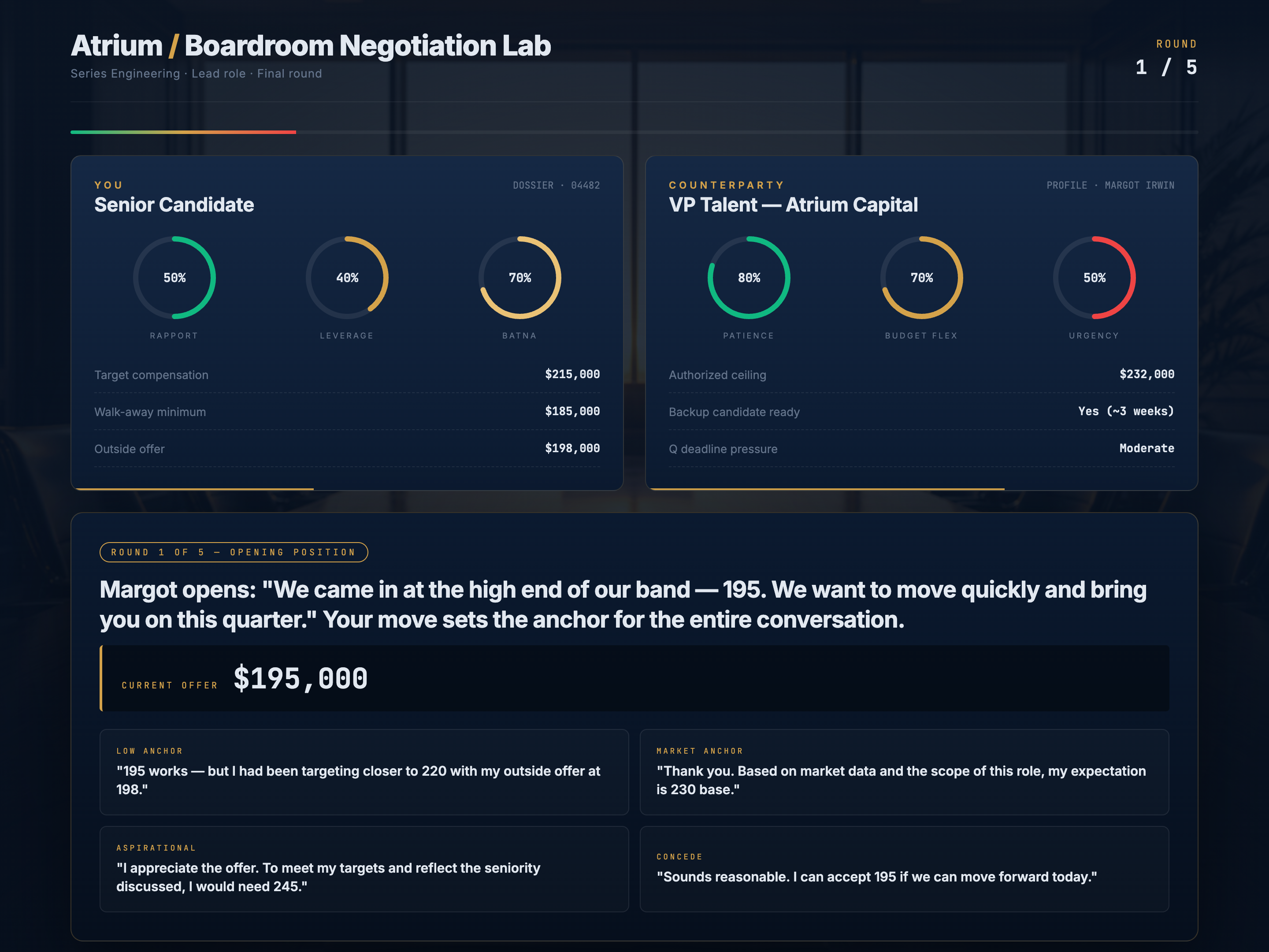 Cause-and-Effect Simulation — Boardroom / Decision Variant preview