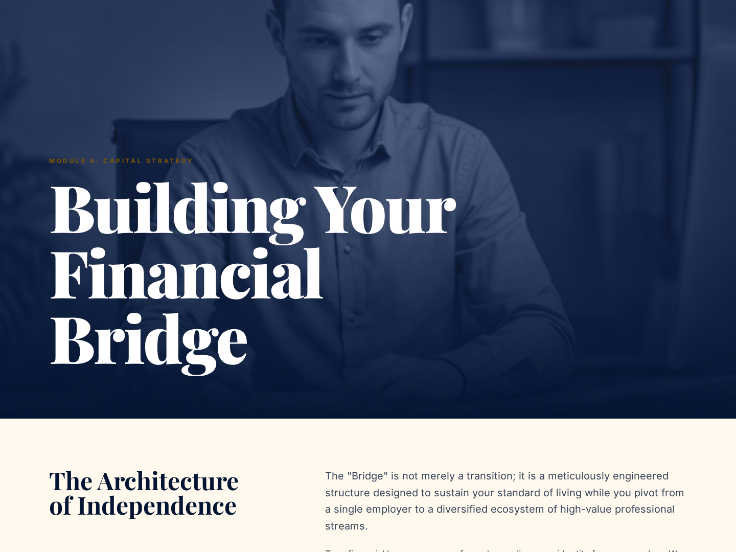 Financial Bridge Lesson — Transition Planning Workbook preview
