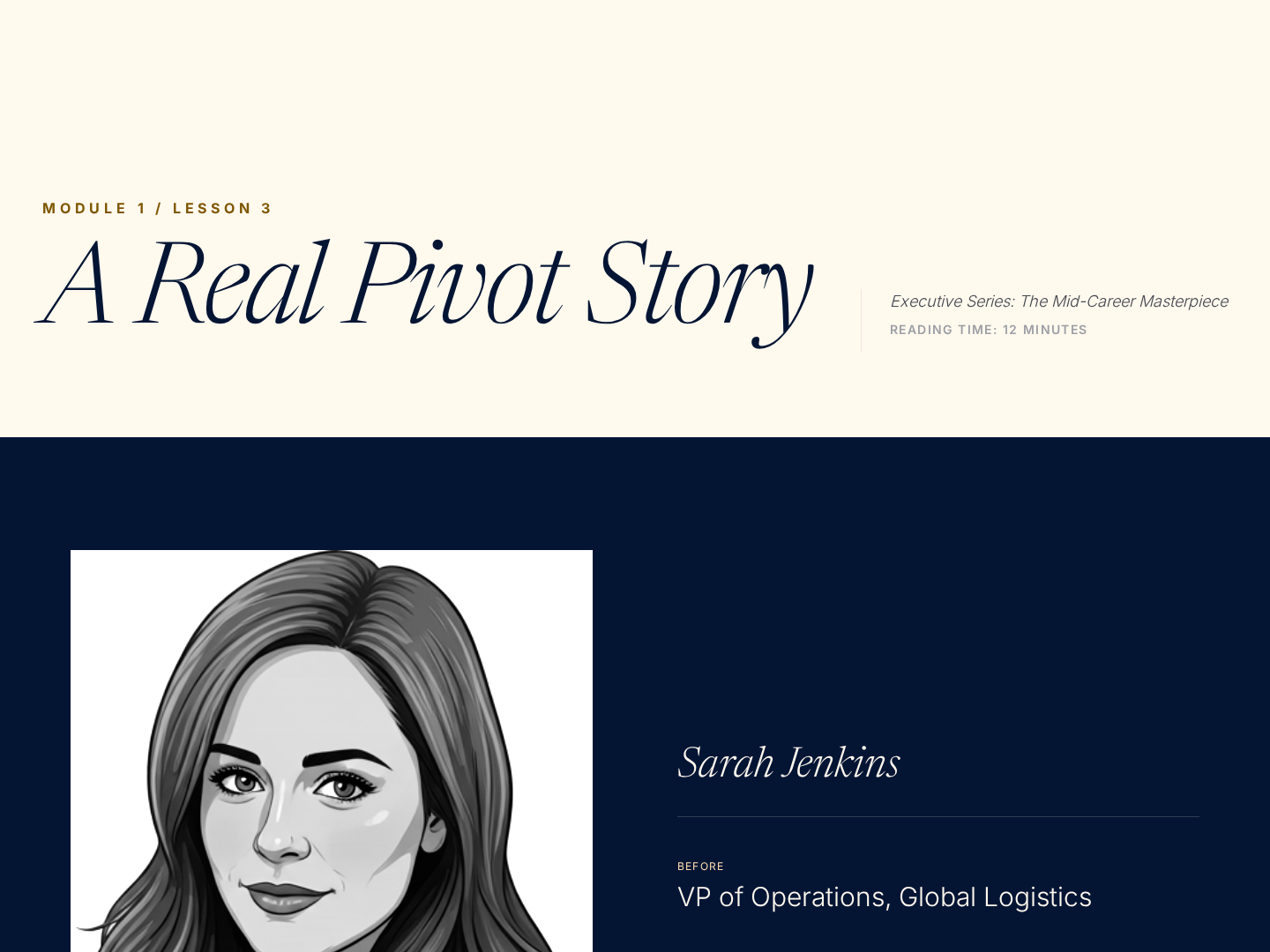 Case Study Lesson — Real Story Narrative Page preview