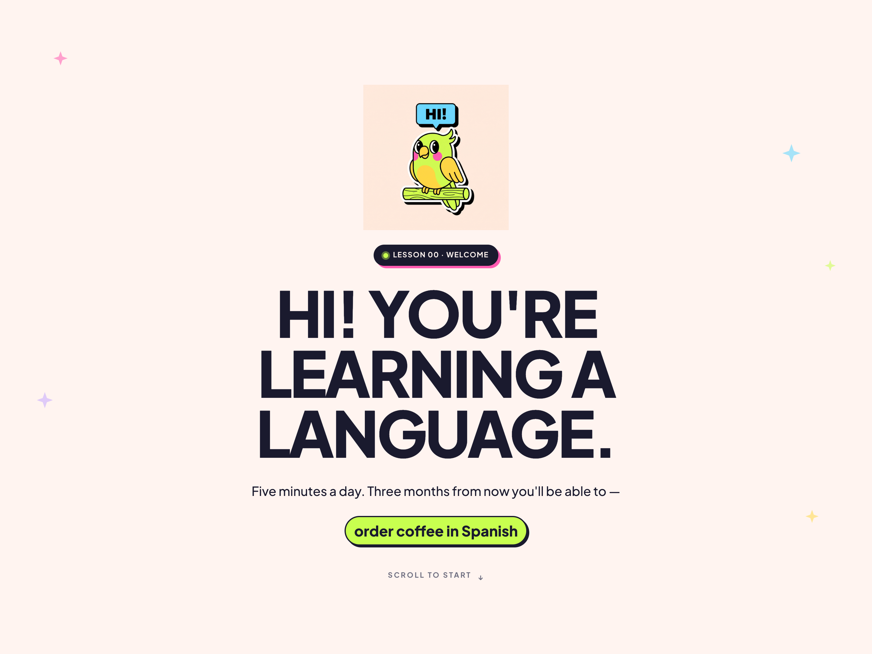 Y2K Pop Course Welcome — Playful Pastel Variant preview