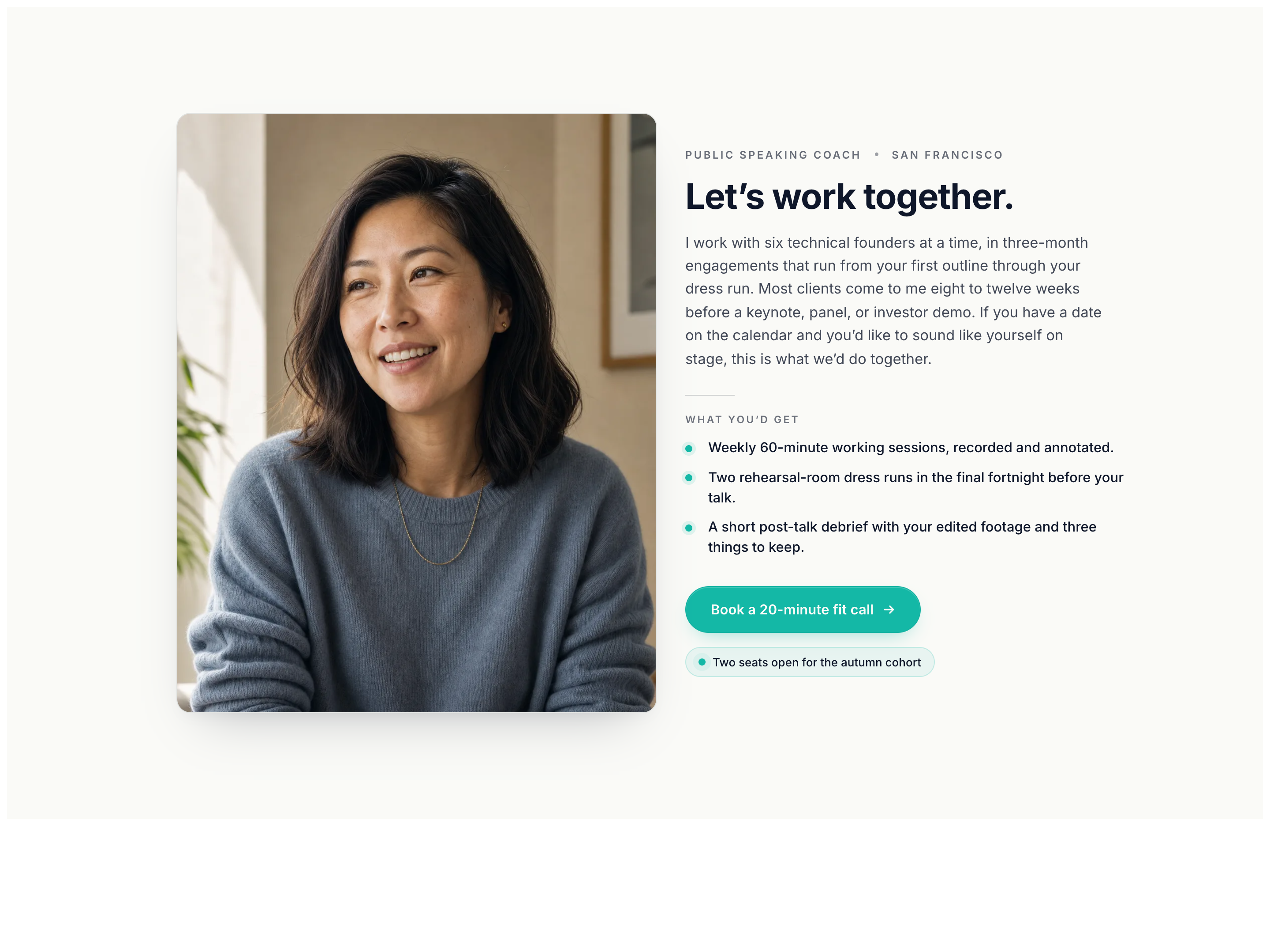 Image-Anchored CTA — Photo + Single-Action Block preview