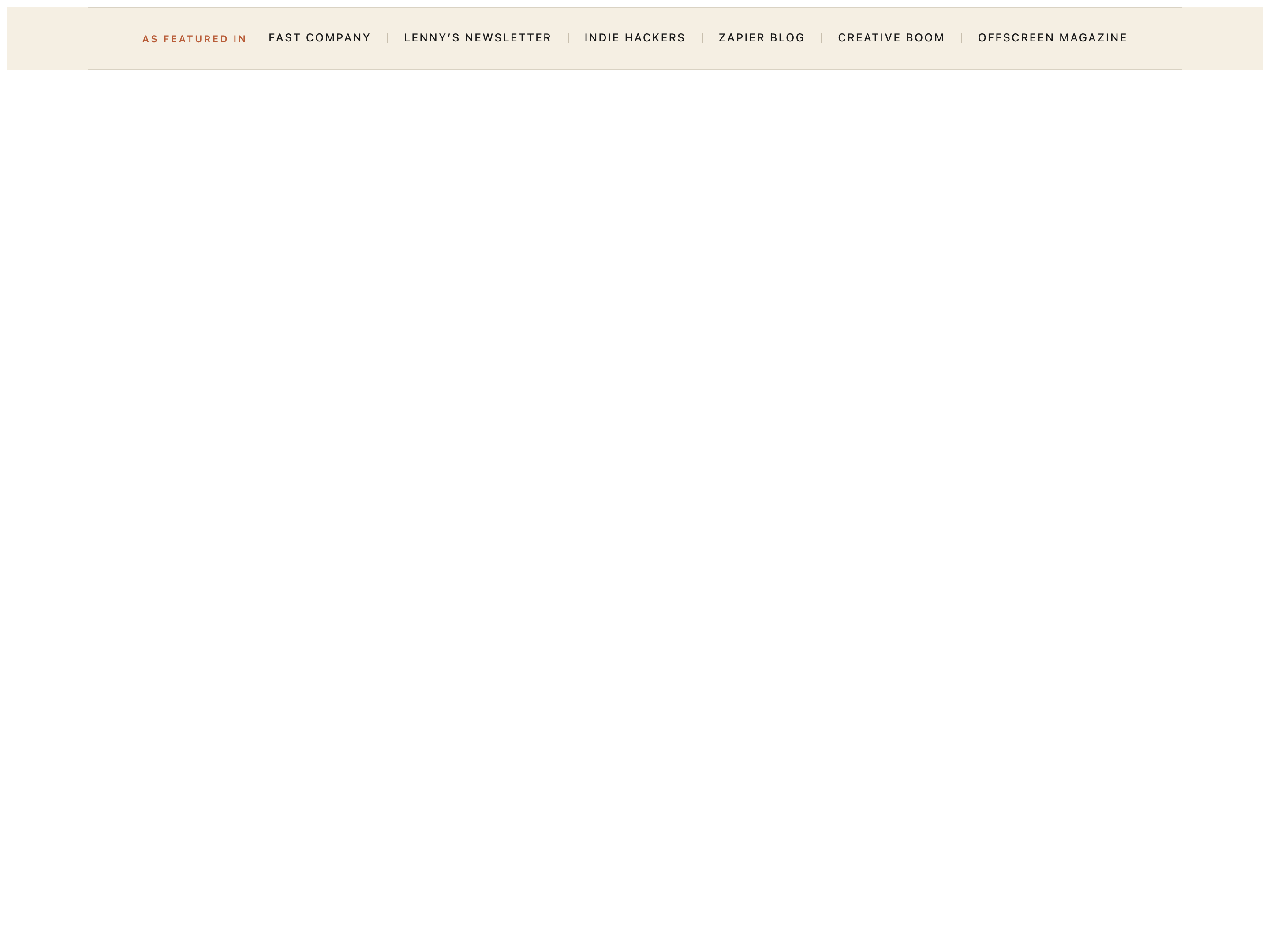 Inline Logo Strip — Quiet Trust Band preview