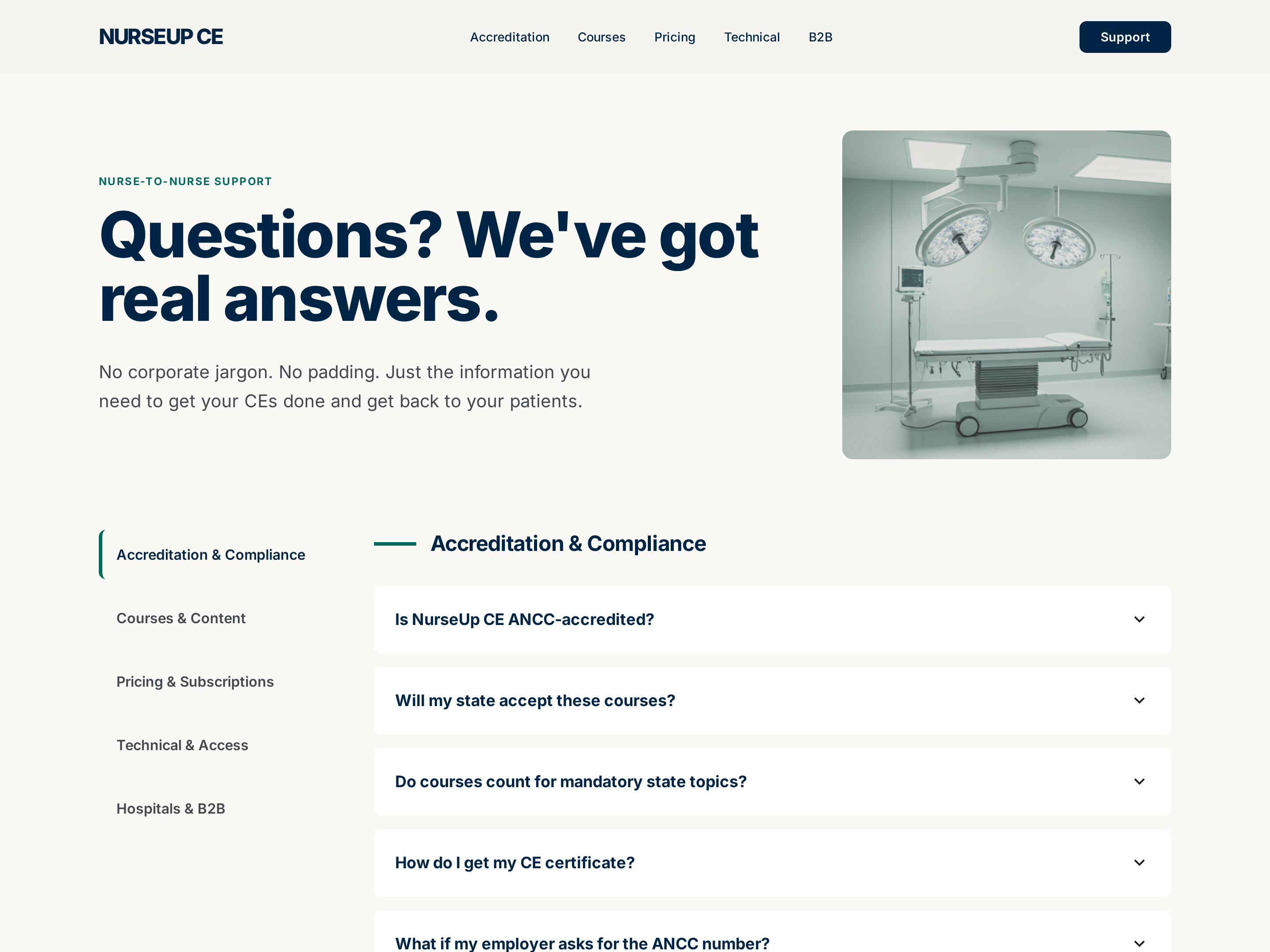Self-Service FAQ Page — Professional Categorized Variant preview