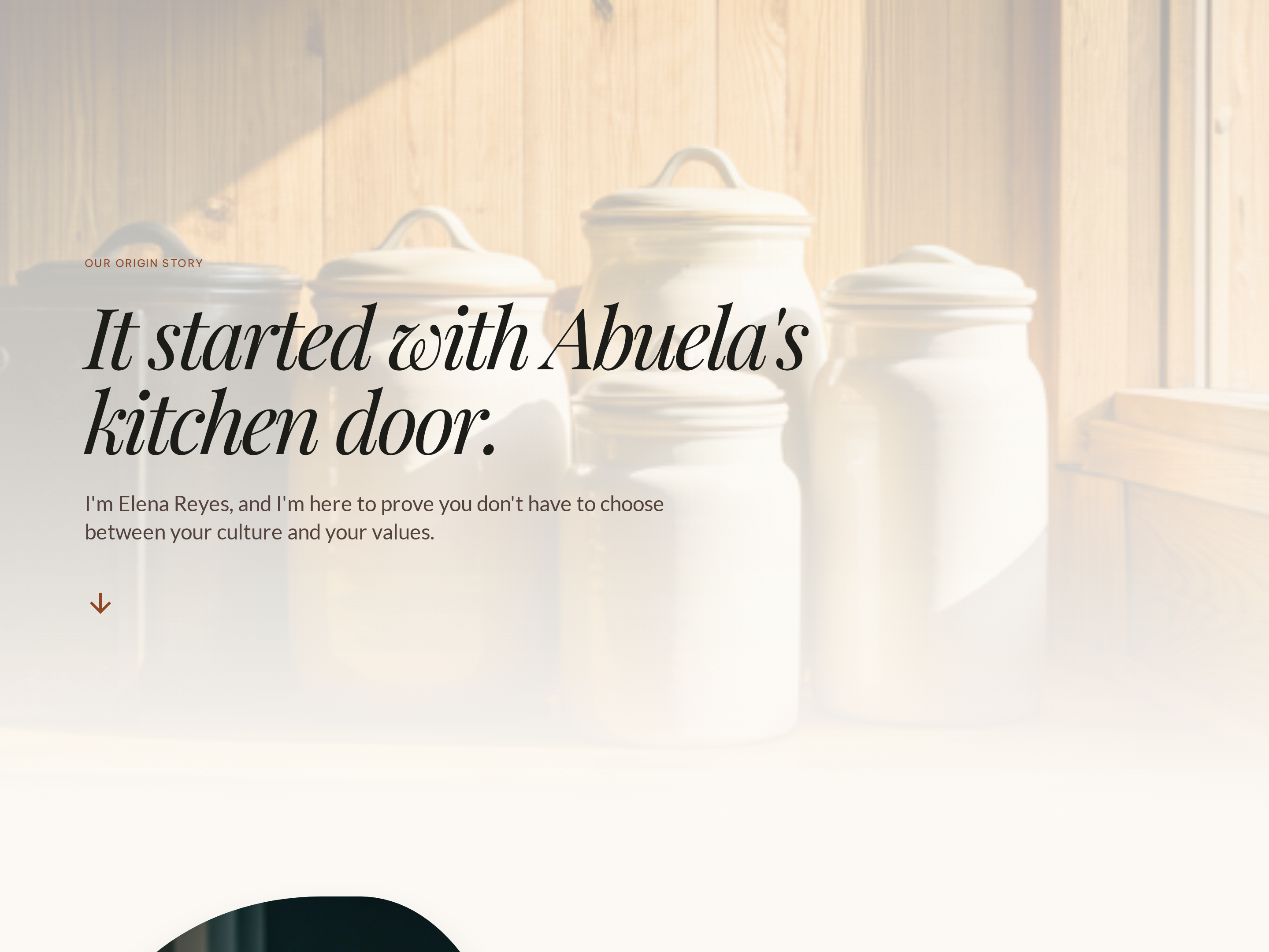 Story-Led About Page — Warm Editorial Variant preview