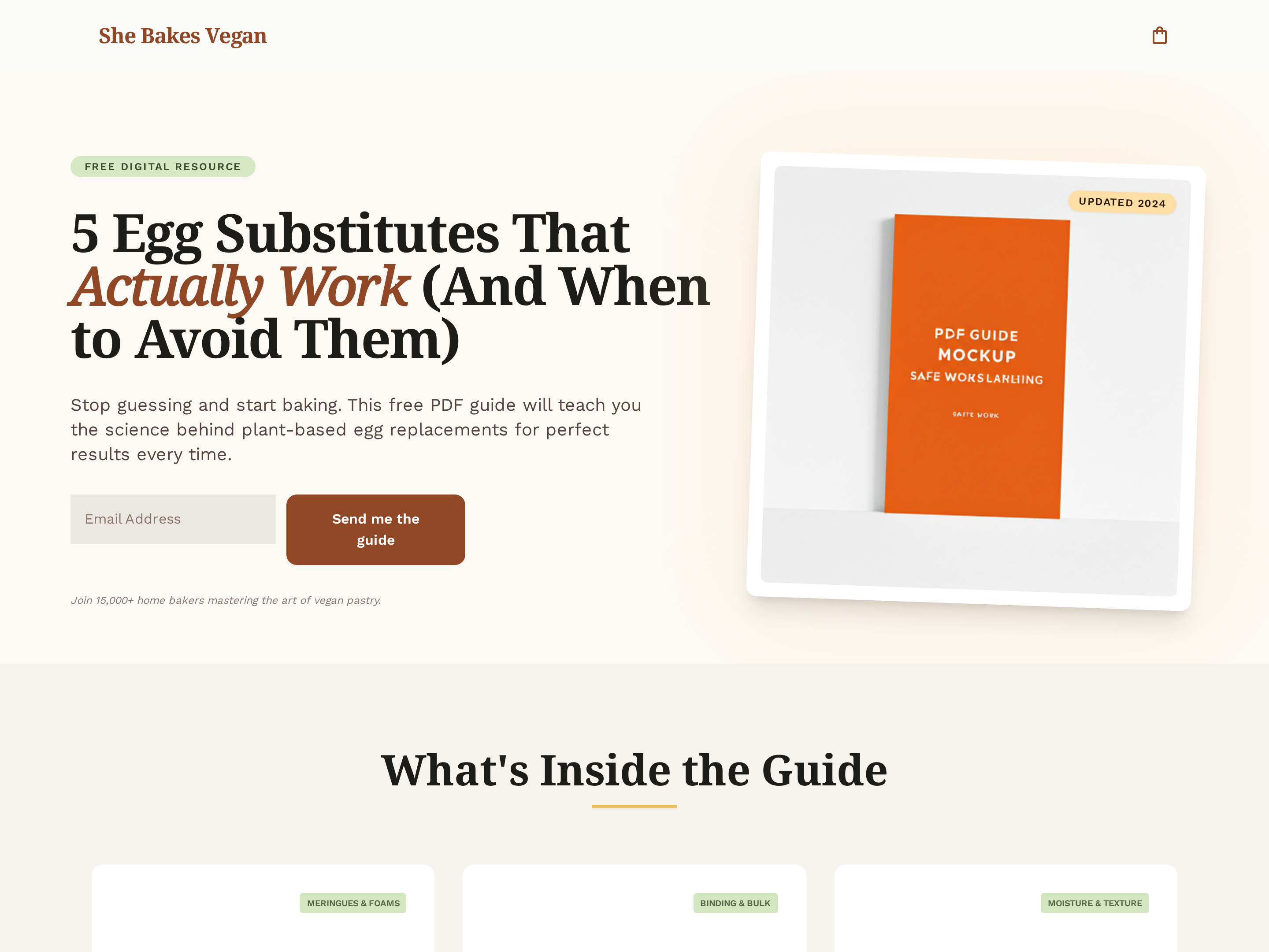 Lead Magnet Opt-In Page — Single-Purpose Variant preview