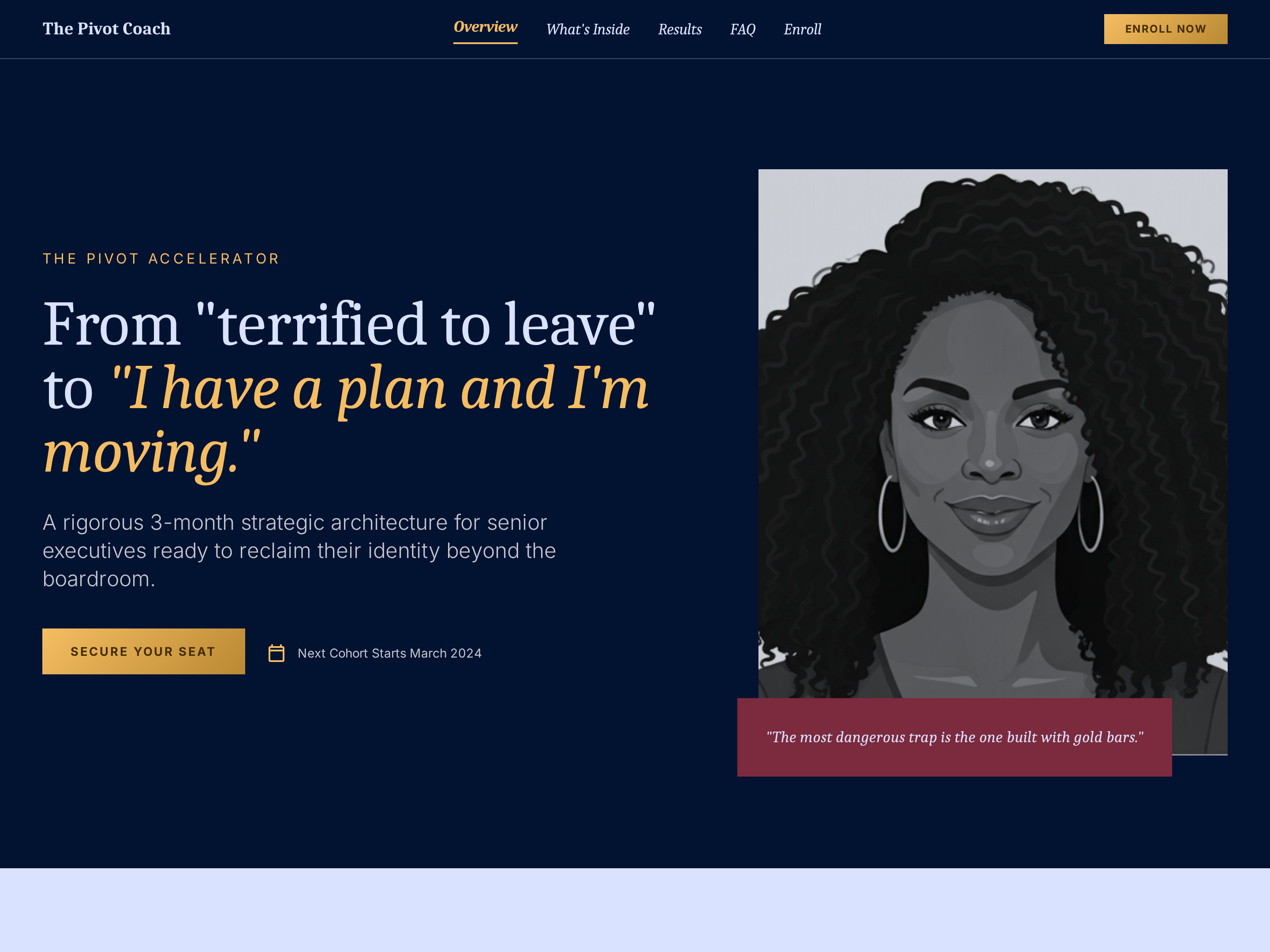 Signature Program Sales Page — Refined Long-Form Variant preview