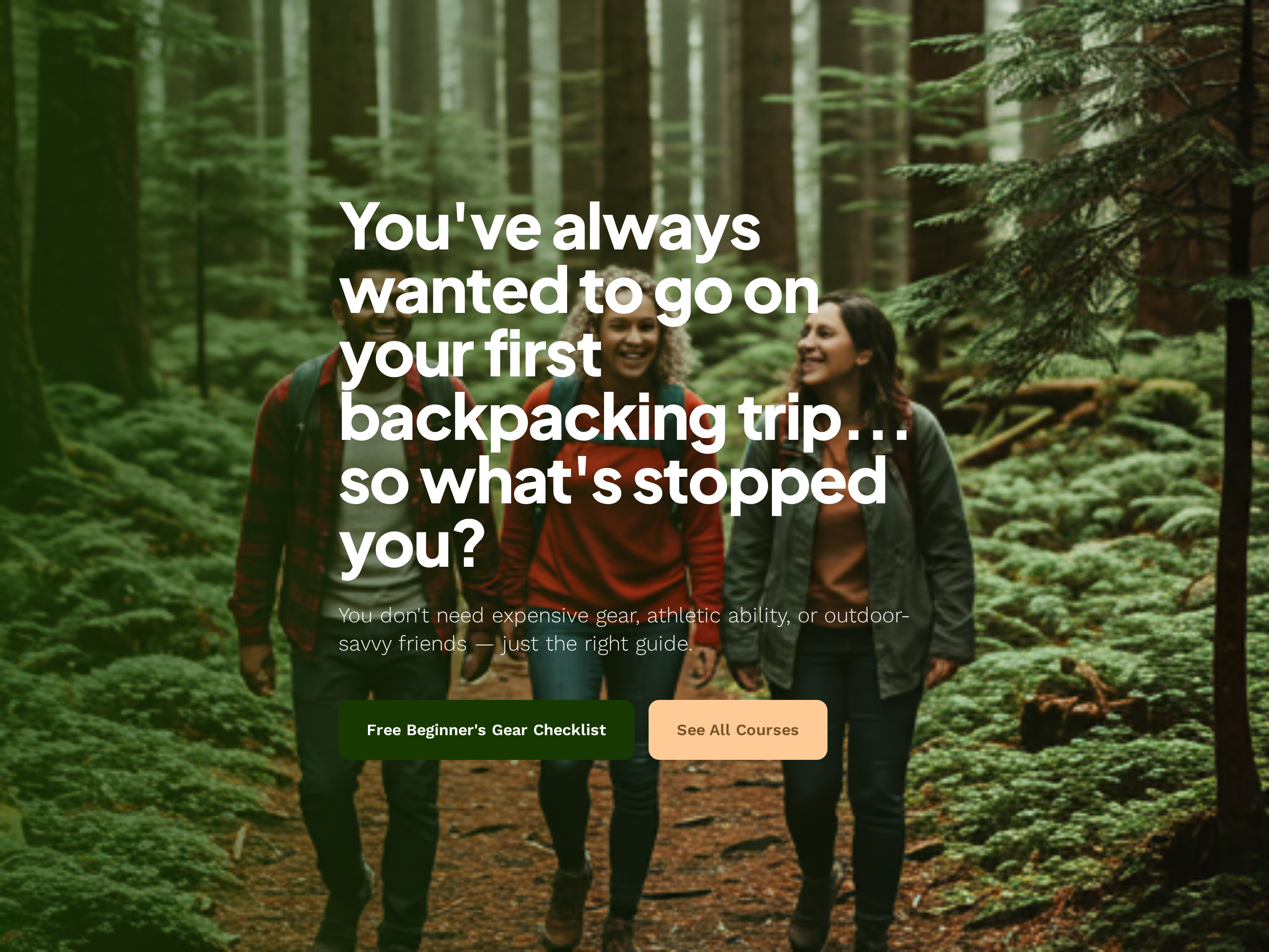 Brand Homepage — Nature-Toned Light Variant preview